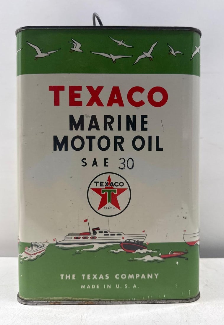 Texaco Motor Oil One Gallon Can (1 of 7)