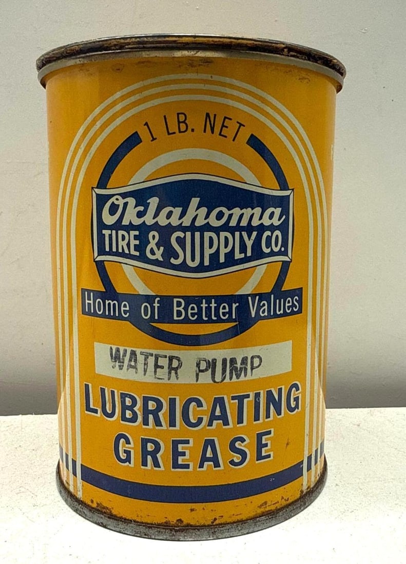 Oklahoma Tire & Supply One Pound Grease Can (1 of 6)