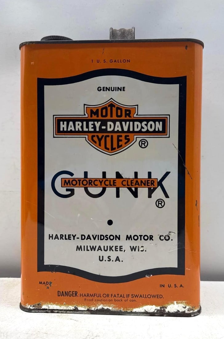 Harley Davidson "Gunk" One Gallon Can (1 of 7)