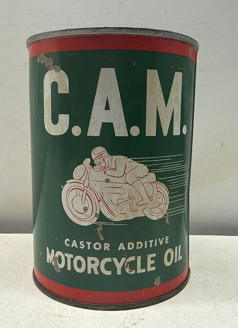 C.A.M. Motorcycle Quart Oil Can (1 of 6)