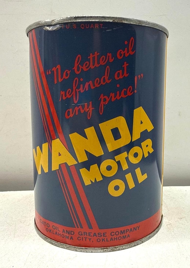 Wanda Motor Oil Quart Oil Can (1 of 8)