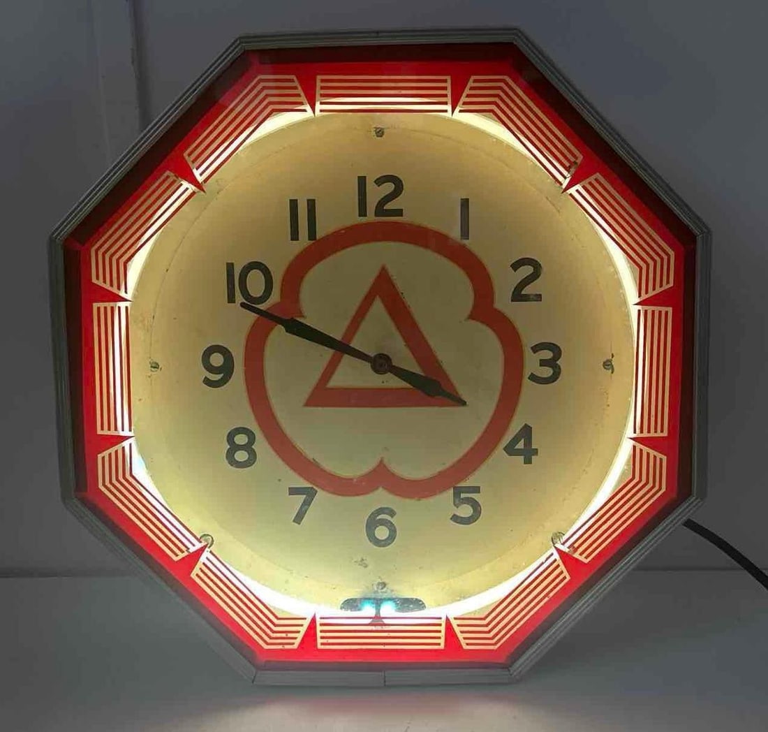 Cities Service Octagon Neon Clock (1 of 4)