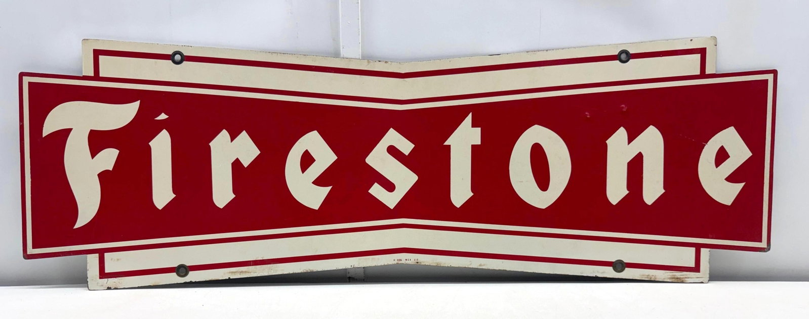 48" Firestone Bow-tie Metal Sign (1 of 3)