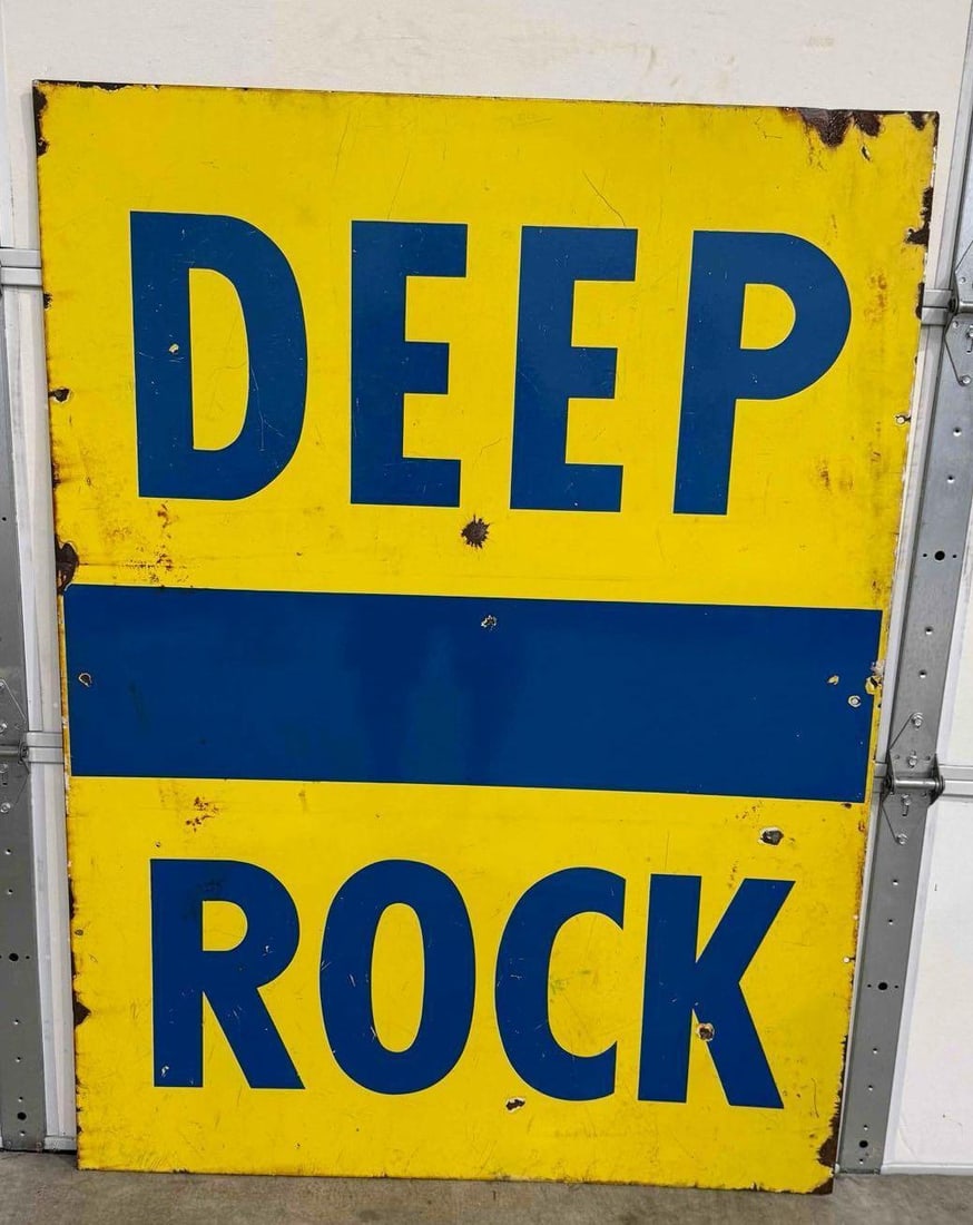 Deep Rock Porcelain Sign (1 of 2)