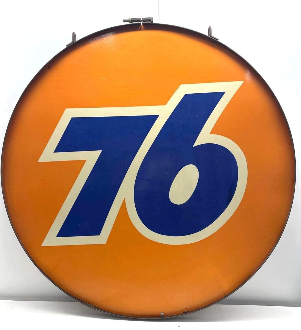 48" Union 76 Reflective Gasoline Sign (1 of 4)