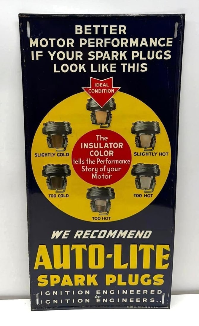 Auto-Lite Plugs Metal Sign (1 of 5)