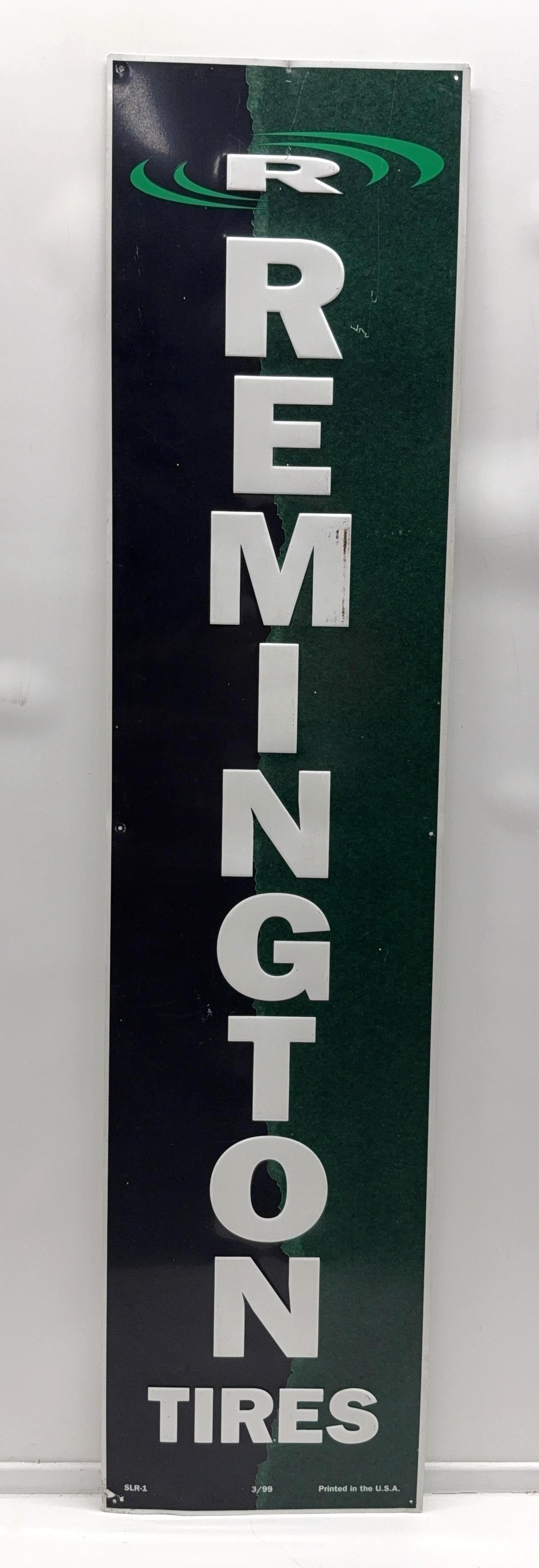 Remington Tires Painted Metal Sign (1 of 3)