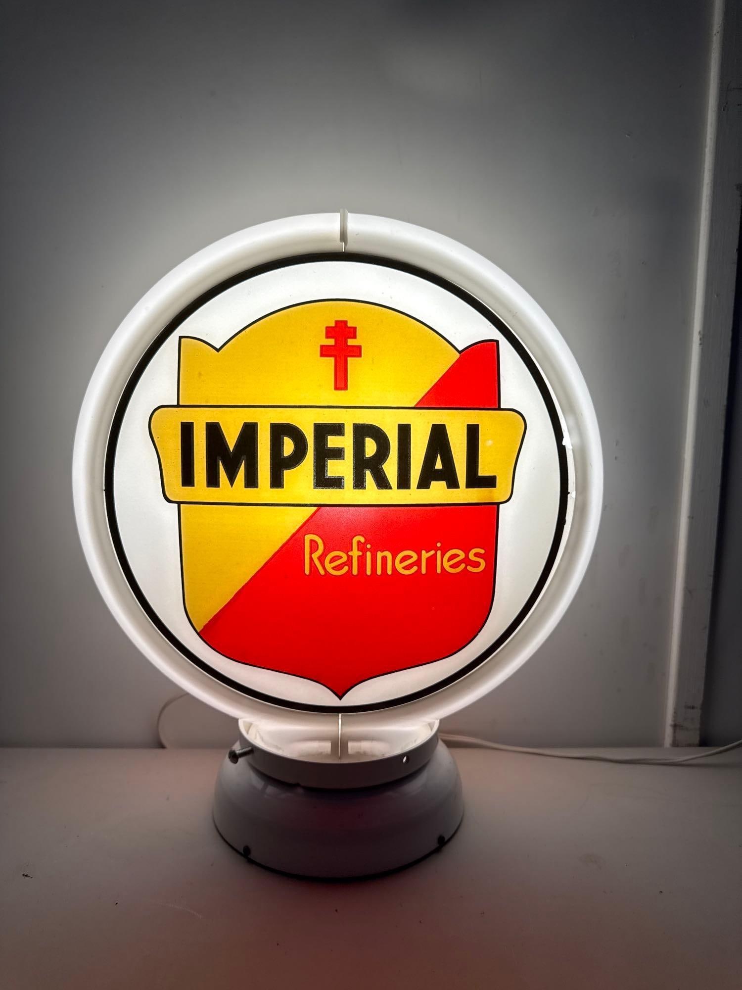 Imperial Gasoline Pump Globe (1 of 6)