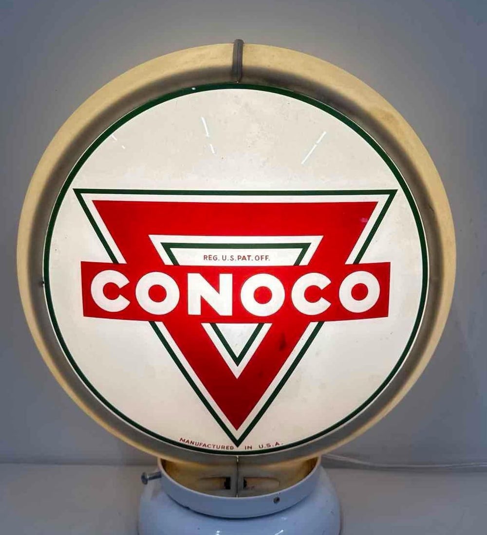 Conoco Gasoline Pump Globe - 3