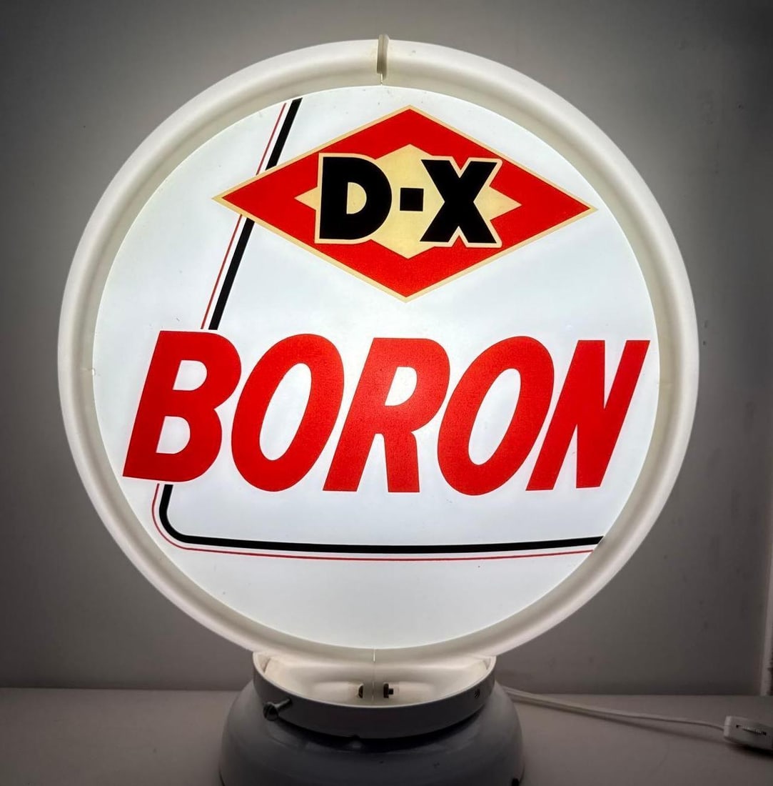 D-X Boron Gasoline Pump Globe (1 of 6)
