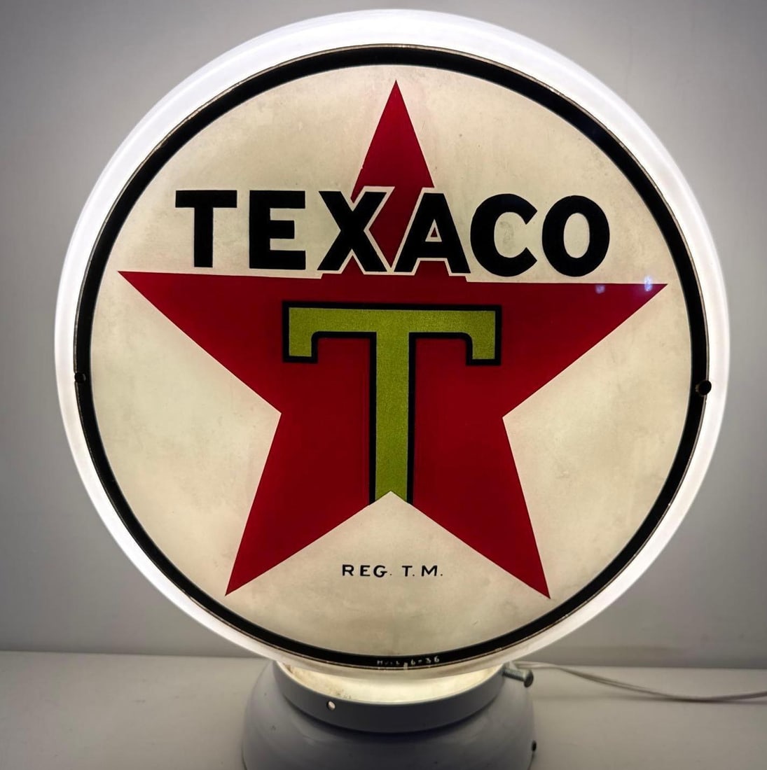 1936 Texaco Gasoline Pump Globe (1 of 5)