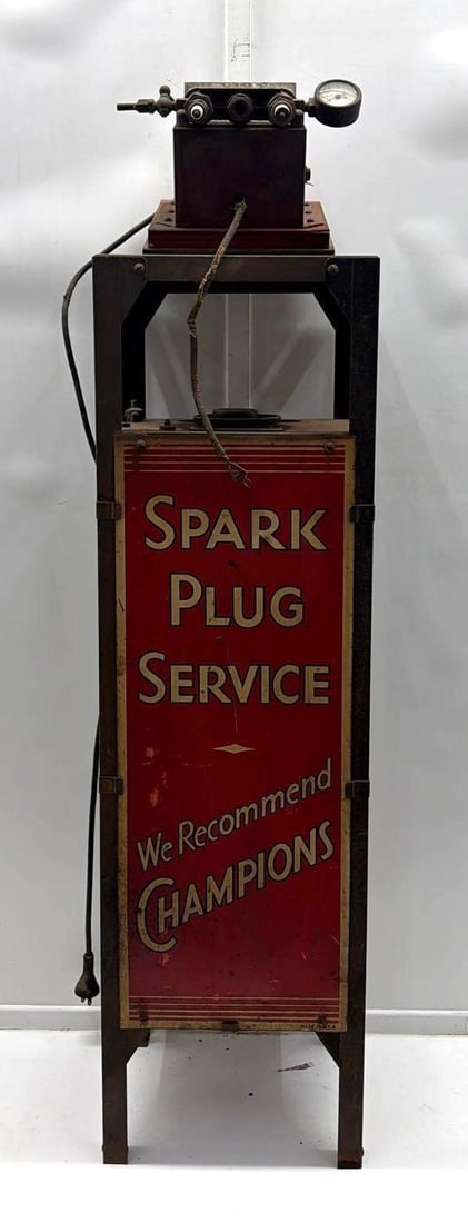 1930's Champion Spark Plug Tester (1 of 10)