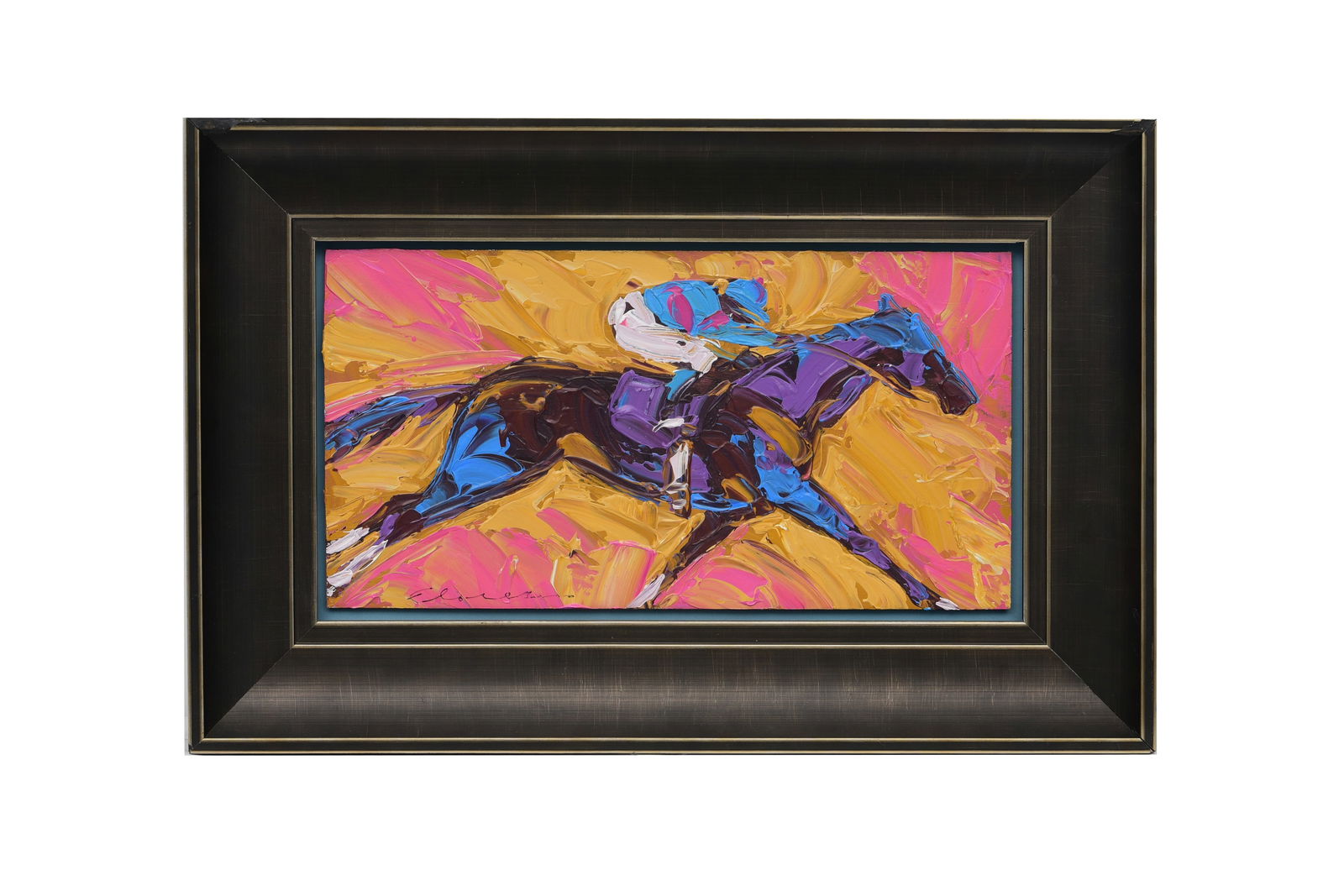 A-34 Frankie Flores (American, 21st Century)  Racehorse (1 of 11)