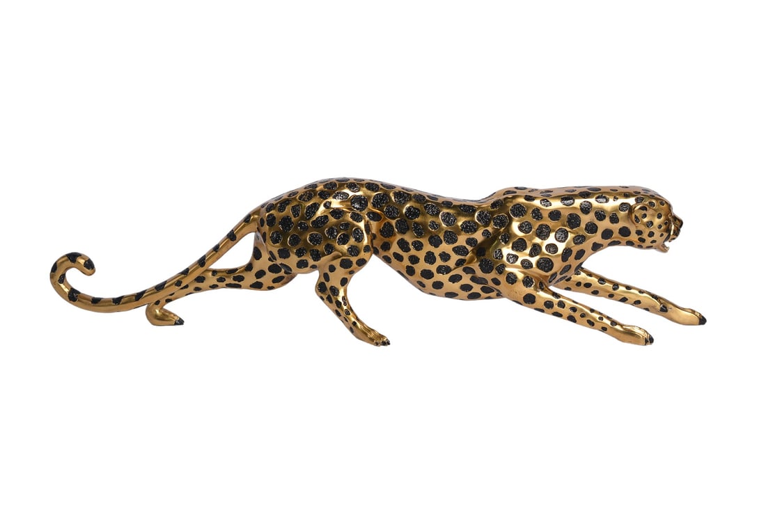 RARE - Stunning Art Deco Bronze Sculpture of Leopard Signed by Thomas Francois Cartier (1 of 8)