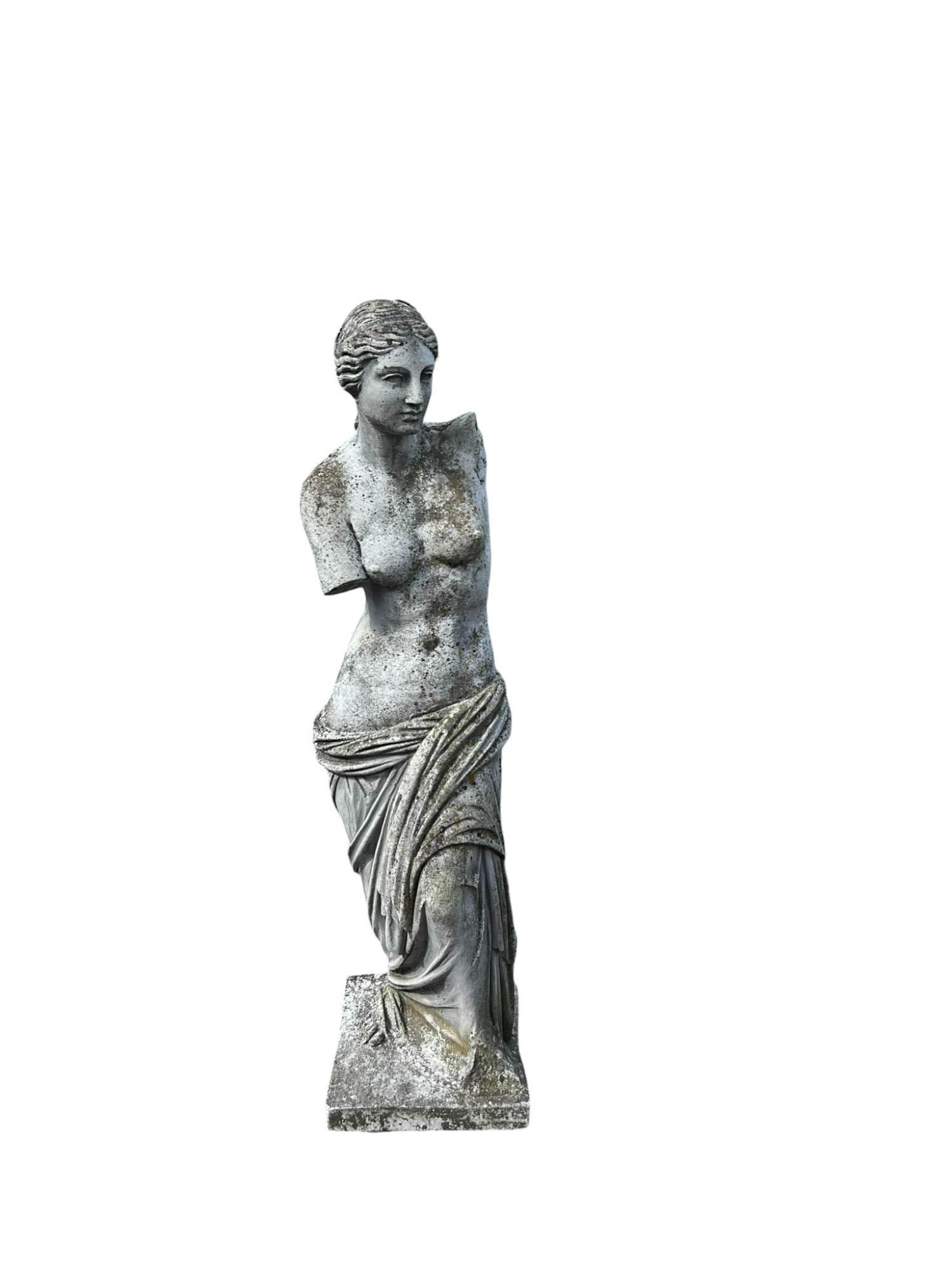18th Century Venus de Milo Female (Aphrodite) Cast Stone Indoors or Garden Statue (1 of 18)