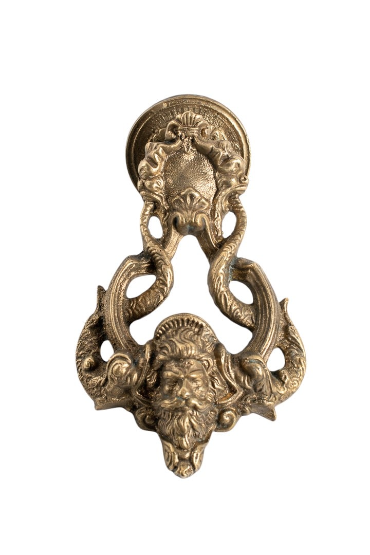 Antique Bronze Zeus Face Door Knocker - Grecian Goddess Style (1 of 3)