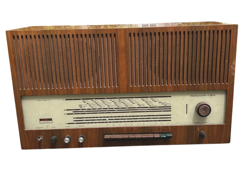 Rare Vintage ROSSINI G 6070 Tube Radio ( Italy ) (1 of 14)