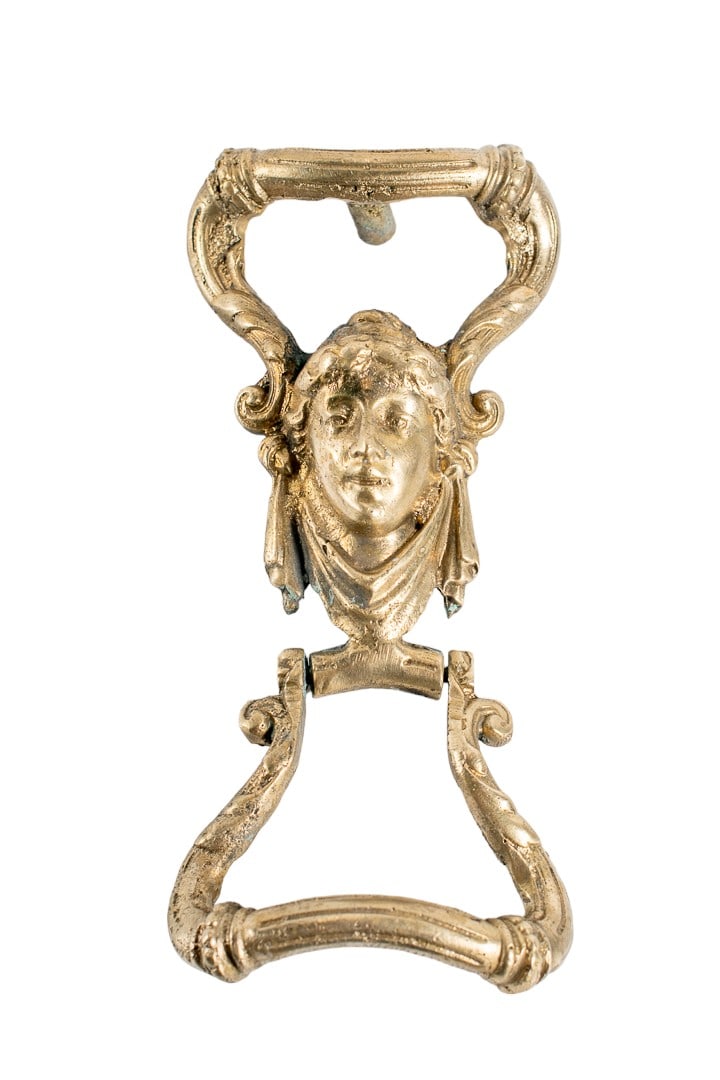 Antique Athena Bronze Door Knocker –  Grecian Goddess (1 of 3)