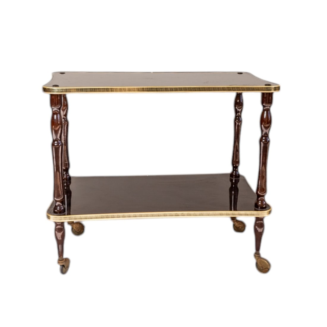 1960s Vintage Mid-Century Serving Trolley Cart Coffee Table, France (1 of 6)