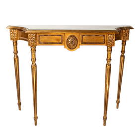 20th Century French Empire Neoclassical Mirrored Top Console Table (1 of 6)