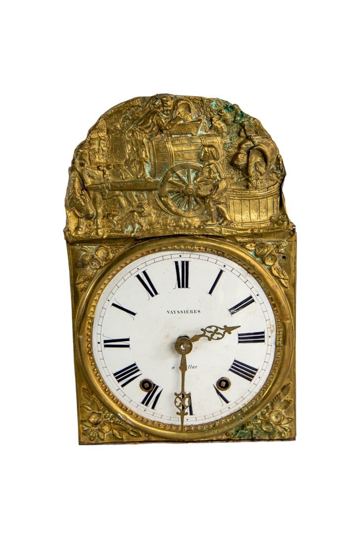 19th Century with French Morbier Comtoise Clock crafted by Vayssieres (1 of 11)