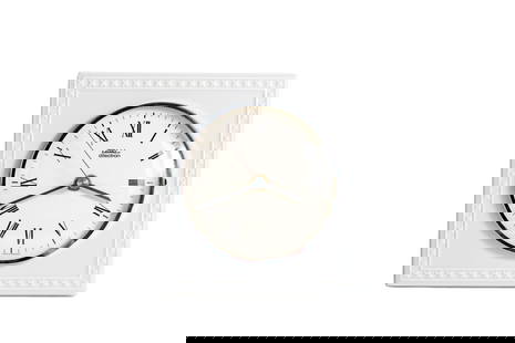 DIEHL Mid-Century Ceramic Wall Clock - Made in Germany: DIEHL Mid-Century Ceramic Wall Clock, a vintage masterpiece from the 1960s. Crafted in Germany, this elegant timepiece is a true representation of the Mid Century-Modern era. Featuring a modernistic r