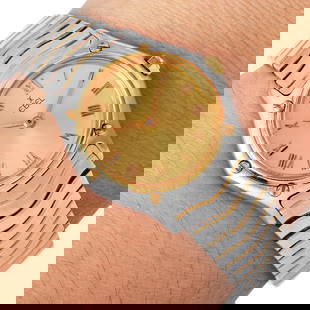 Ebel Stainless Steel 28mm Ladies Quartz Watch 39.7 Grams: Ebel Stainless Steel 28mm Ladies Quartz Watch Product Description: This elegant Ebel Classic Wave Ladies Watch features a stainless steel case and bracelet, combi