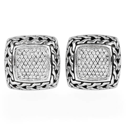 Diamond Cufflinks, Tie Pins & Tie Clips