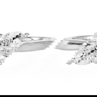 GIA 1.32ct Diamond 14K White Gold Solitaire Engagement Ring 2.7 Grams: GIA 1.32ct Diamond 14K White Gold Solitaire Engagement Ring SKU: WD-LEST-01 Product Description: A timeless expression of elegance, this classic