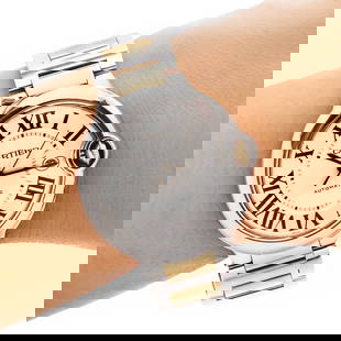 Cartier Ballon Bleu 42mm 18K Yellow Gold & Stainless Steel Automatic Watch With Box & Paperwork: Cartier Ballon Bleu 42mm 18K Yellow Gold & Stainless Steel Watch – Circa 2016, 146.2 Grams, With Box and Paperwork SKU: 1091401 From the prestigious House of Cartier, this