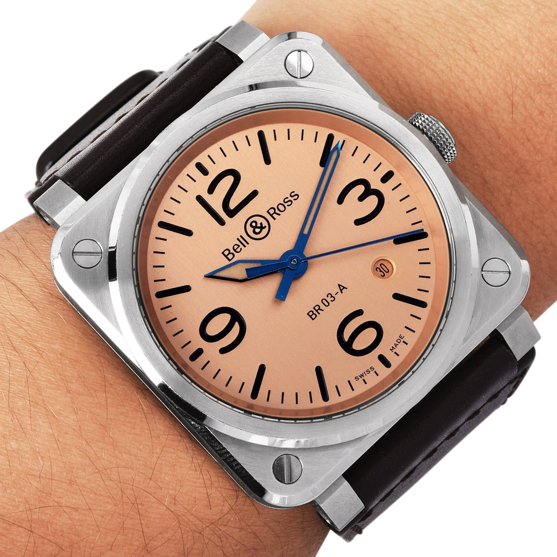 Bell & Rose BR 03-A Copper Stainless Steel 41MM Automatic Men's Watch (1 of 6)