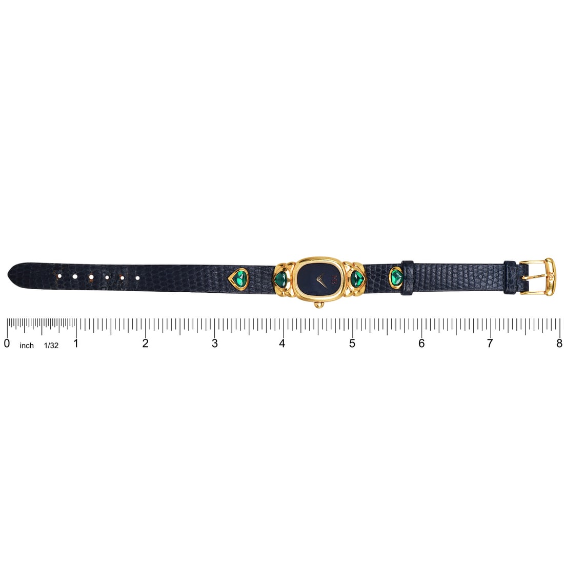 Marina B アナログ腕時計 Marina B Classic 18k Yellow Gold Tourmaline Watch Auction