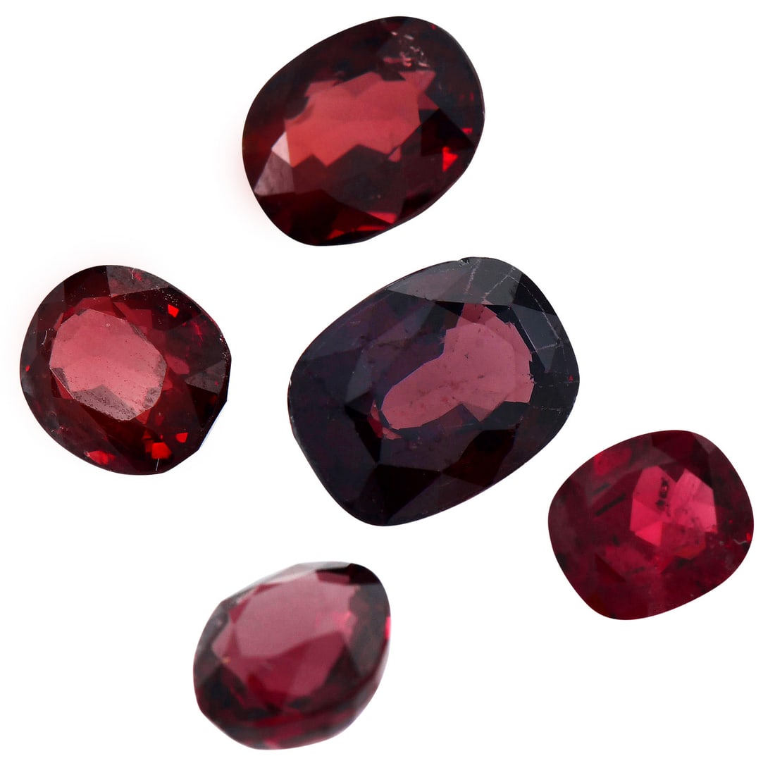 Lot of 5 Cushion Cut Spinels 10.13 Carats (1 of 3)