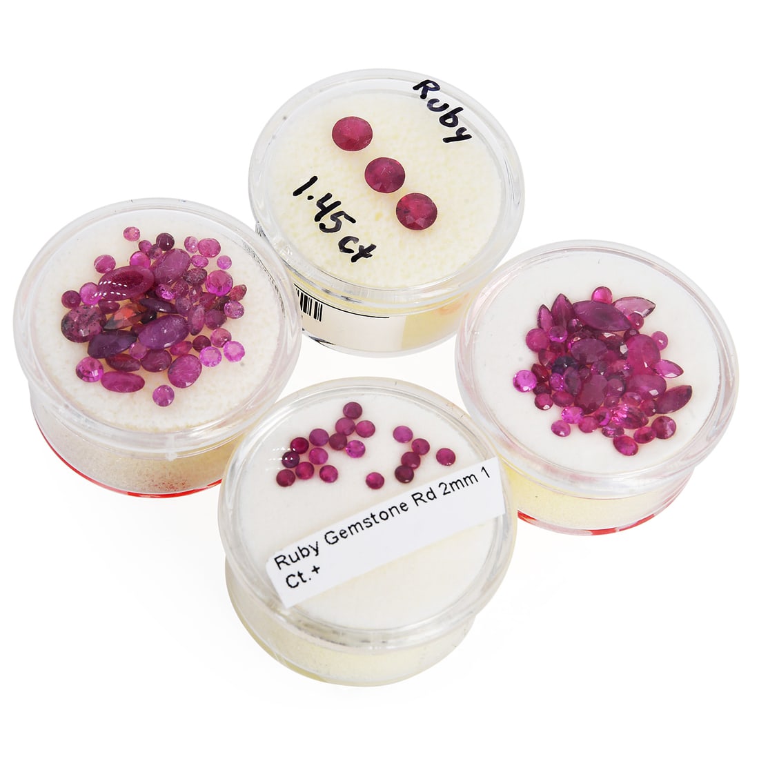 Lot of 15.68ct Natural Mix Cut Rubies (1 of 5)