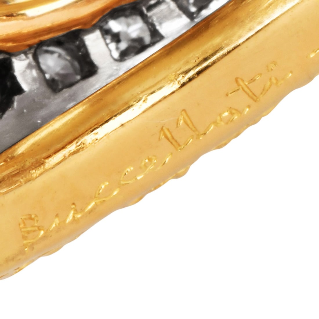 Buccellati 6.85ct Diamond 18K Gold Statement Dome Engagement Ring - 7