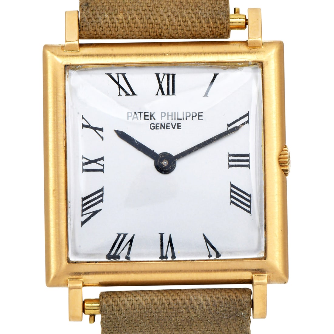 Vintage Patek Philippe 18K Yellow Gold Gondolo Square Wristwatch: Patek Philippe 18K Yellow Gold Gondolo Square Wristwatch Brand: Patek Philippe Metal: 18K Yellow Gold Design: Gondolo Square Case Movement:
