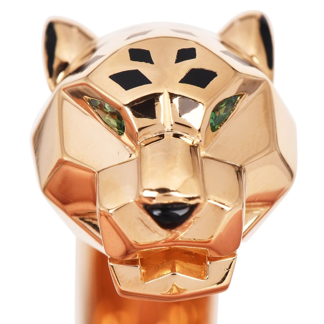 Panthere de Cartier 18K Yellow Gold Cuff Bracelet Size 17 86.2 Grams: Panthere de Cartier 18K Yellow Gold Cuff Bracelet Unleash Elegance with a Touch of Wild Explore the bold and beautiful with this striking Panth?re de Cartier cuff bracelet. Expertly crafted in 18K