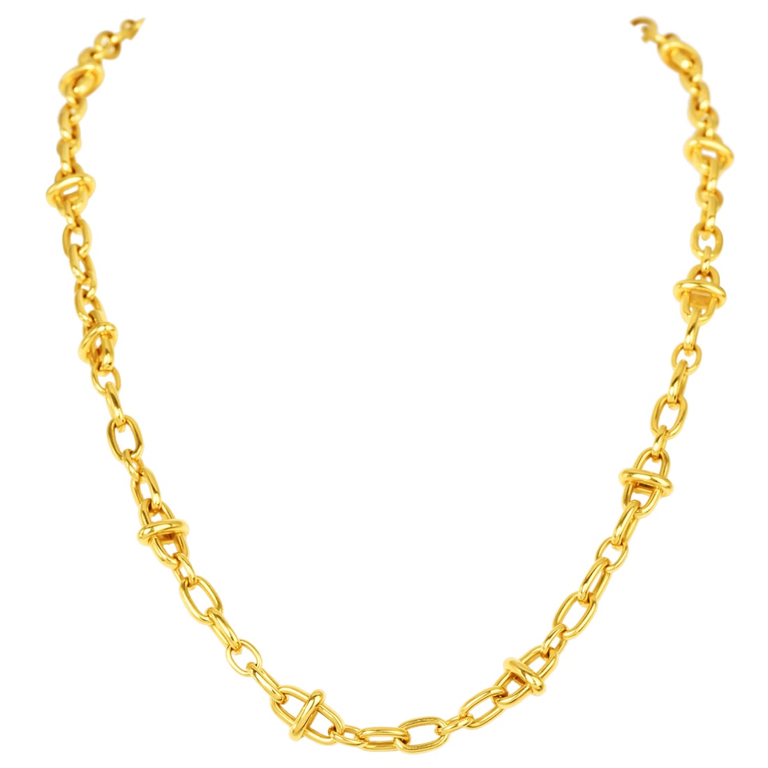 Pomellato Iconica 18K Yellow Gold Link Necklace 39.8 Grams $15,800 (1 of 6)