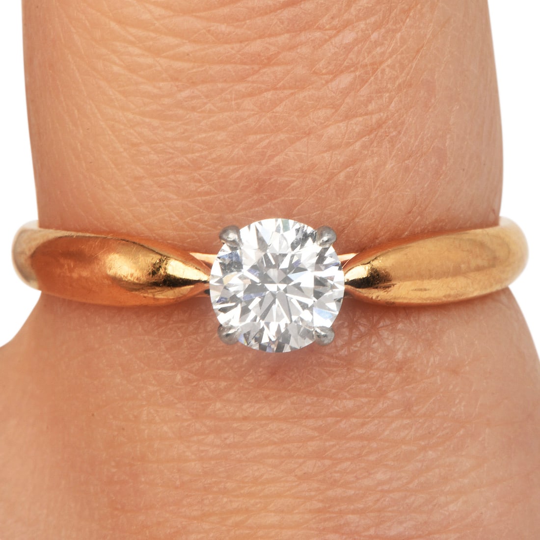 Tiffany & Co. 0.58ct Diamond 18K Yellow Gold Platinum Wedding Band Retail $6000: Tiffany & Co. 18K Yellow Gold & Platinum Diamond Wedding Band Designer: Tiffany & Co. Metal: 18K Yellow Gold and Platinum Head: Platinum Band:<