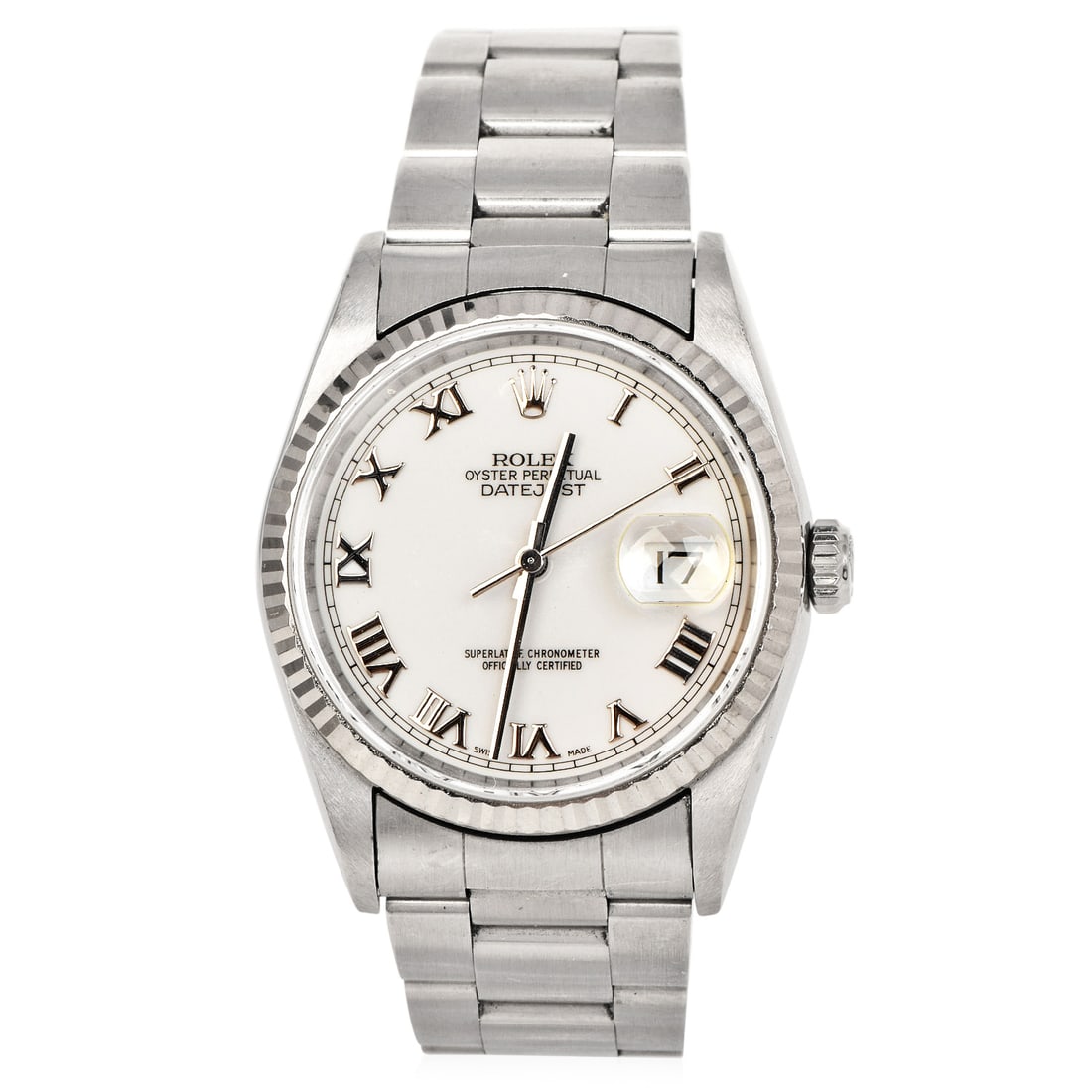 Rolex Datejust Ref. 16234 Stainless Steel & 18K White Gold With Box and Paper: Rolex Datejust Ref. 16234 Stainless Steel & 18K White Gold Brand: Rolex Model: Datejust Reference: 16234 SKU: WD-JODI-499