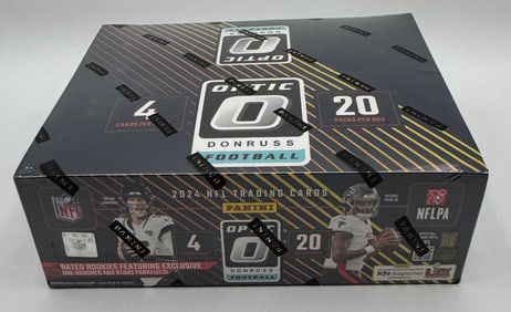 2024 PANINI DONRUSS OPTIC FOOTBALL FACTORY SEALED 20 PACK RETAIL BOX NFL