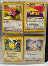 First Edition 1999 Pokemon Jungle Set Binder