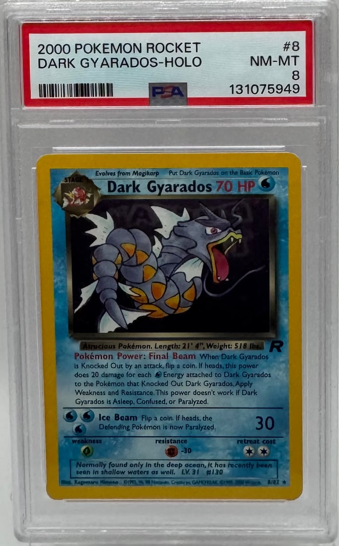 2000 Pokemon Dark Gyarados Holo (1 of 2)