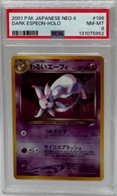 2001 Pokemon Dark Espeon Holo