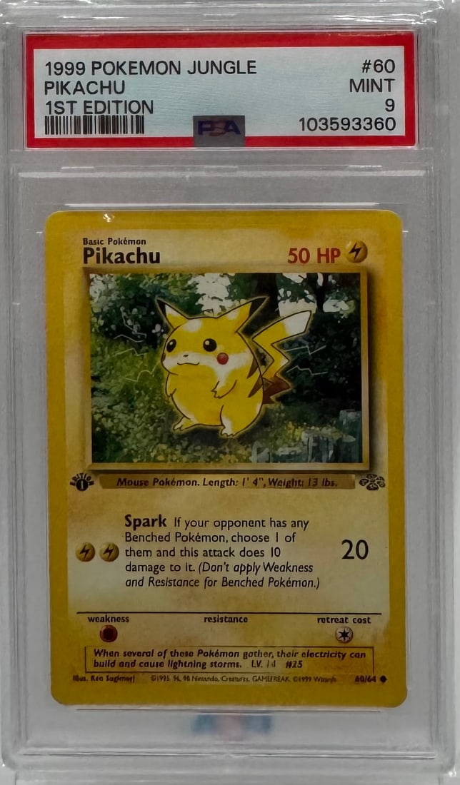 1999 Pokemon Pikachu 1st Edition (1 of 2)