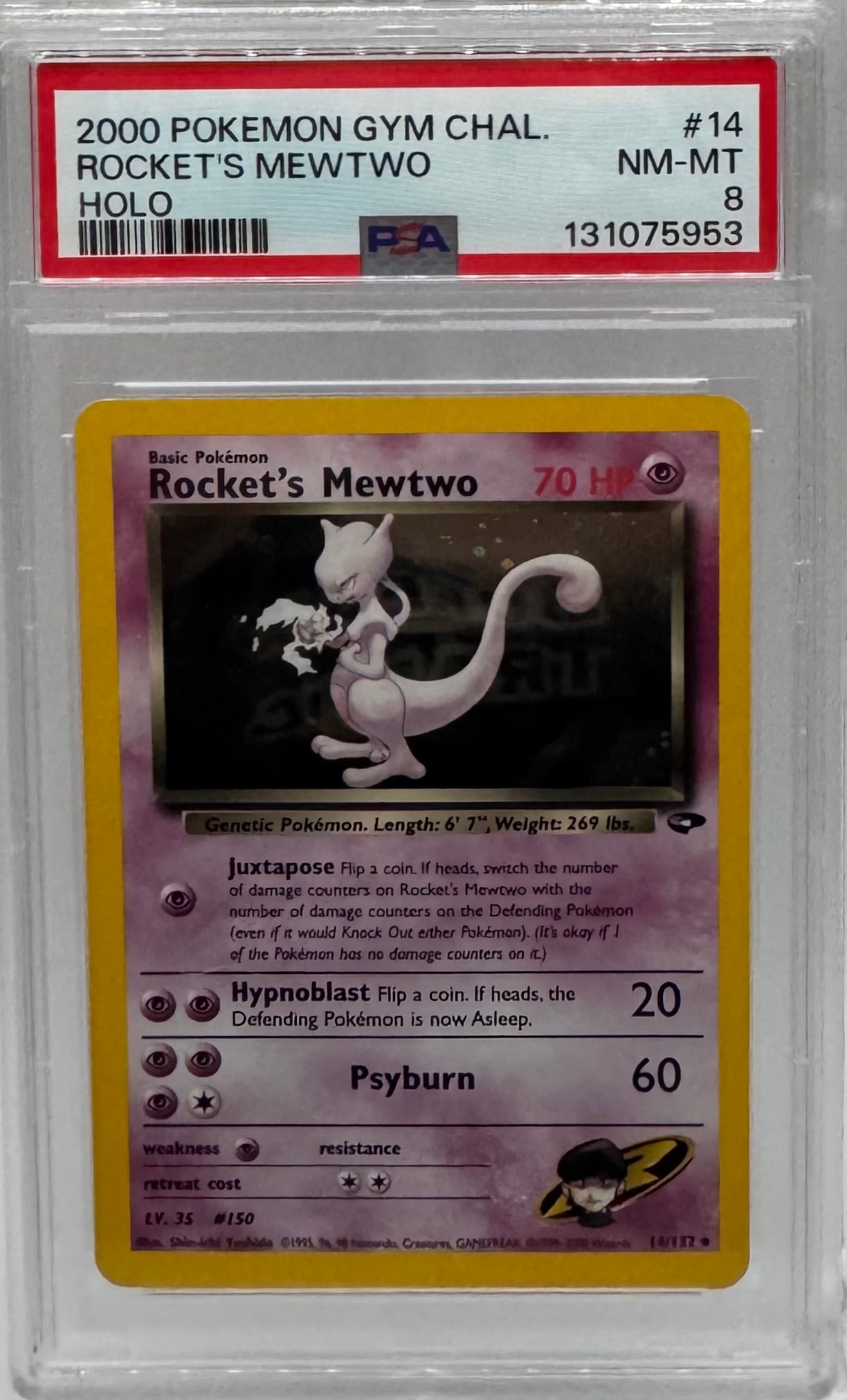 1999 Pokemon Mewtwo Holo (1 of 2)