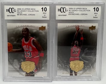 2009 Legacy Michael Jordan Gold Cards