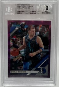 Luka Doncic Holo Purple Laser Numbered /15