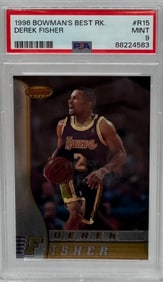 1996 Bowman Best Rookies Derek Fisher Rookie