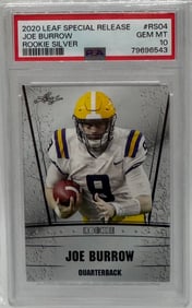 Joe Burrow Rookie Silver Card